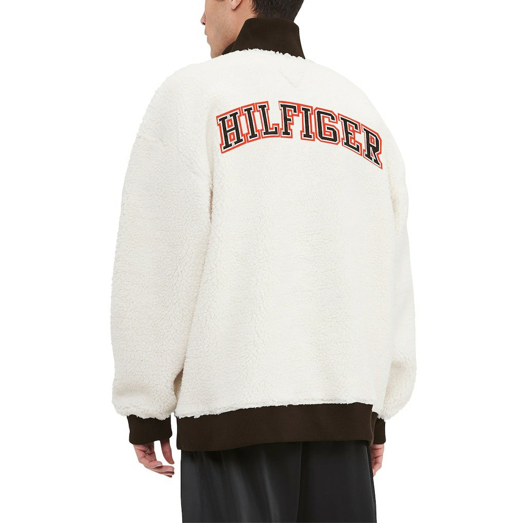Cleveland Browns  Tommy Hilfiger Jordan Sherpa Quarter-Zip Sweatshirt