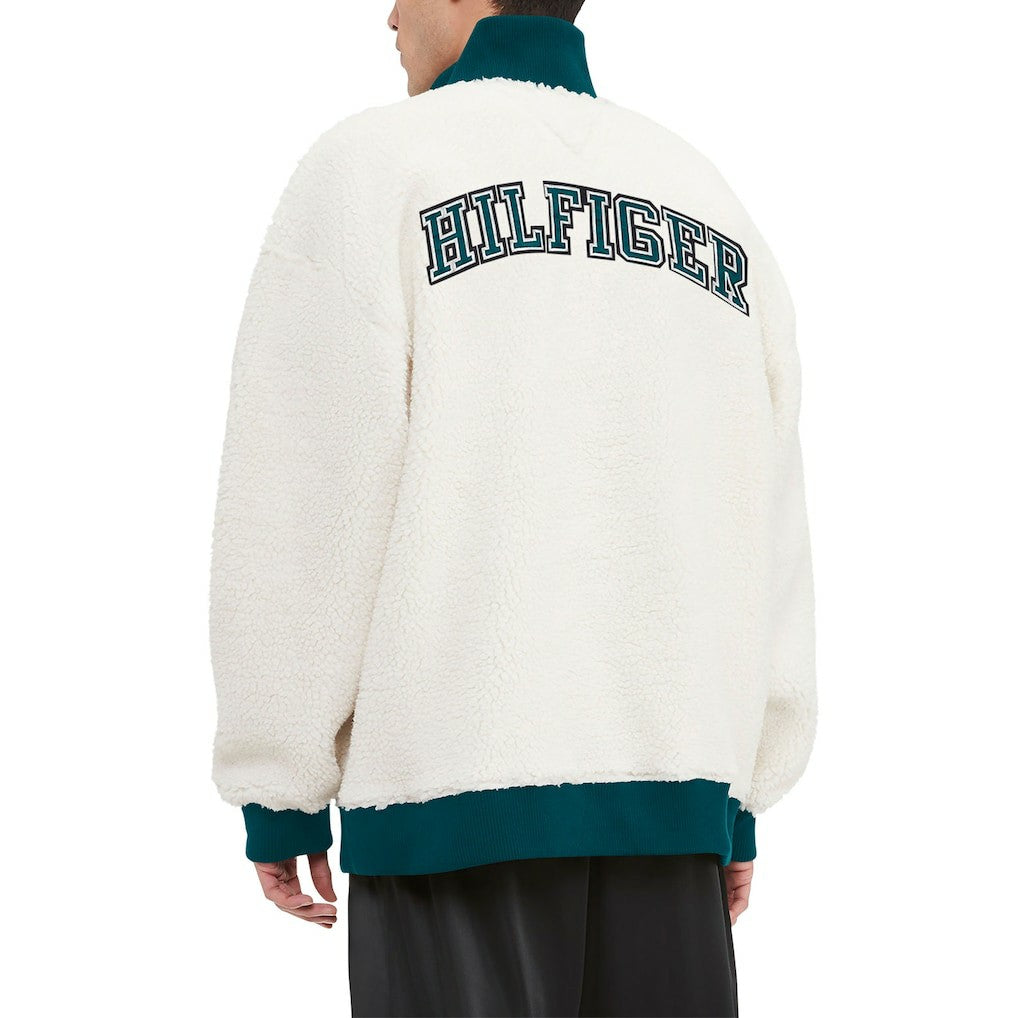 Philadelphia Eagles  Tommy Hilfiger Jordan Sherpa Quarter-Zip Sweatshirt
