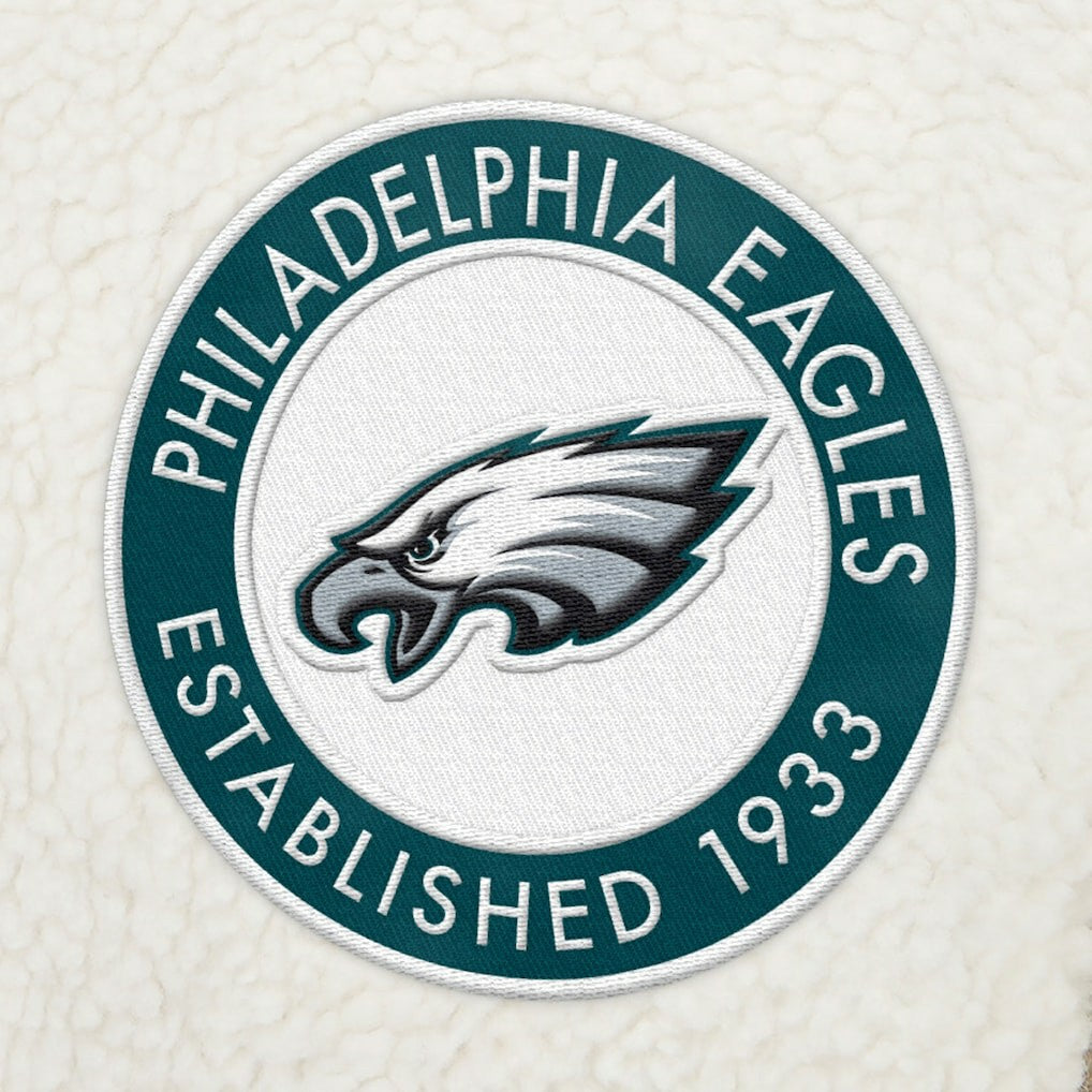Philadelphia Eagles  Tommy Hilfiger Jordan Sherpa Quarter-Zip Sweatshirt
