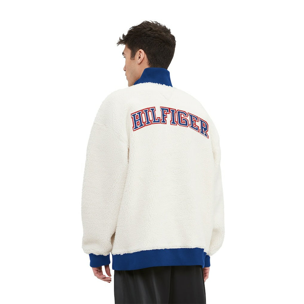 New York Giants  Tommy Hilfiger Jordan Sherpa Quarter-Zip Sweatshirt