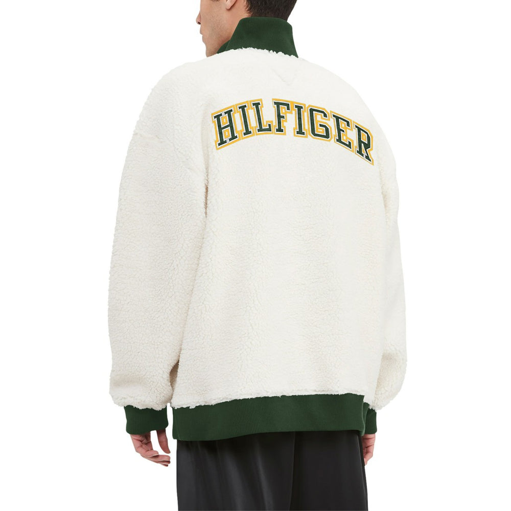 Green Bay Packers  Tommy Hilfiger Jordan Sherpa Quarter-Zip Sweatshirt