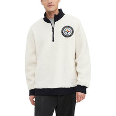 Pittsburgh Steelers  Tommy Hilfiger Jordan Sherpa Quarter-Zip Sweatshirt