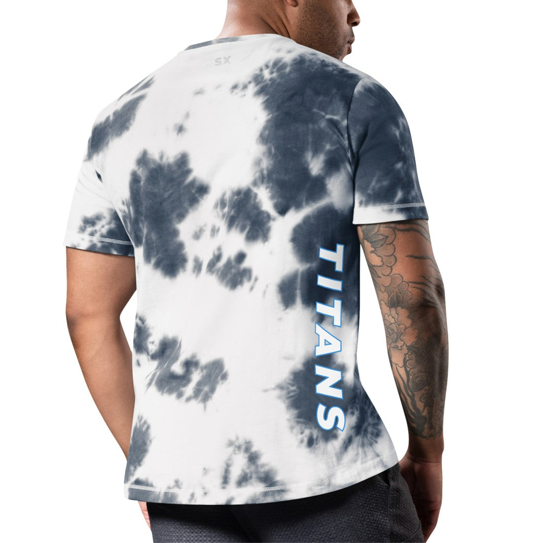 Tennessee Titans  MSX by Michael Strahan Freestyle Tie-Dye T-Shirt