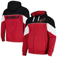 Arizona Cardinals  Starter Running Back Full-Zip Hoodie