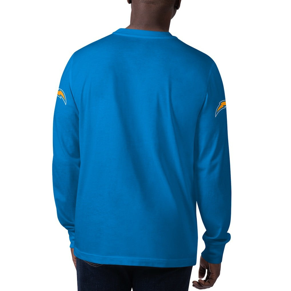 Los Angeles Chargers  Starter Clutch Hit Long Sleeve T-Shirt