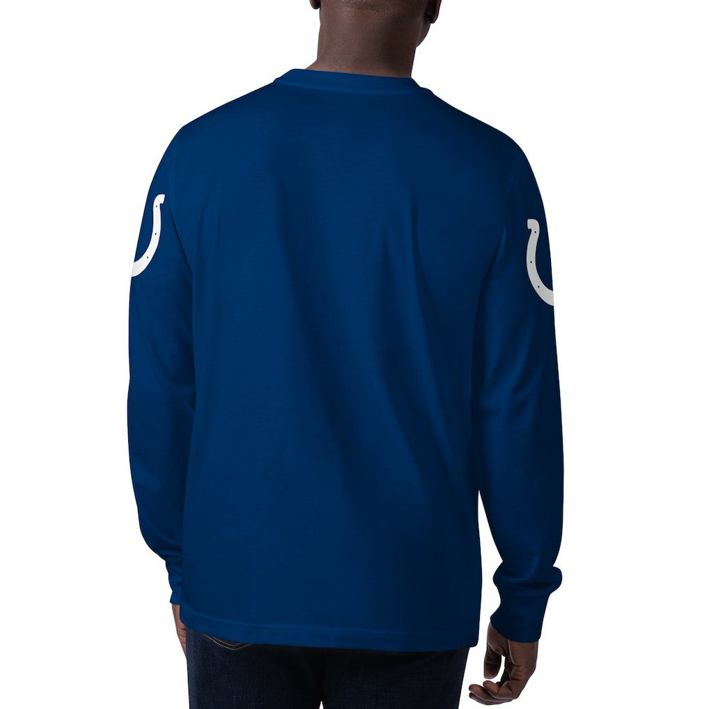 Indianapolis Colts  Starter Clutch Hit Long Sleeve T-Shirt