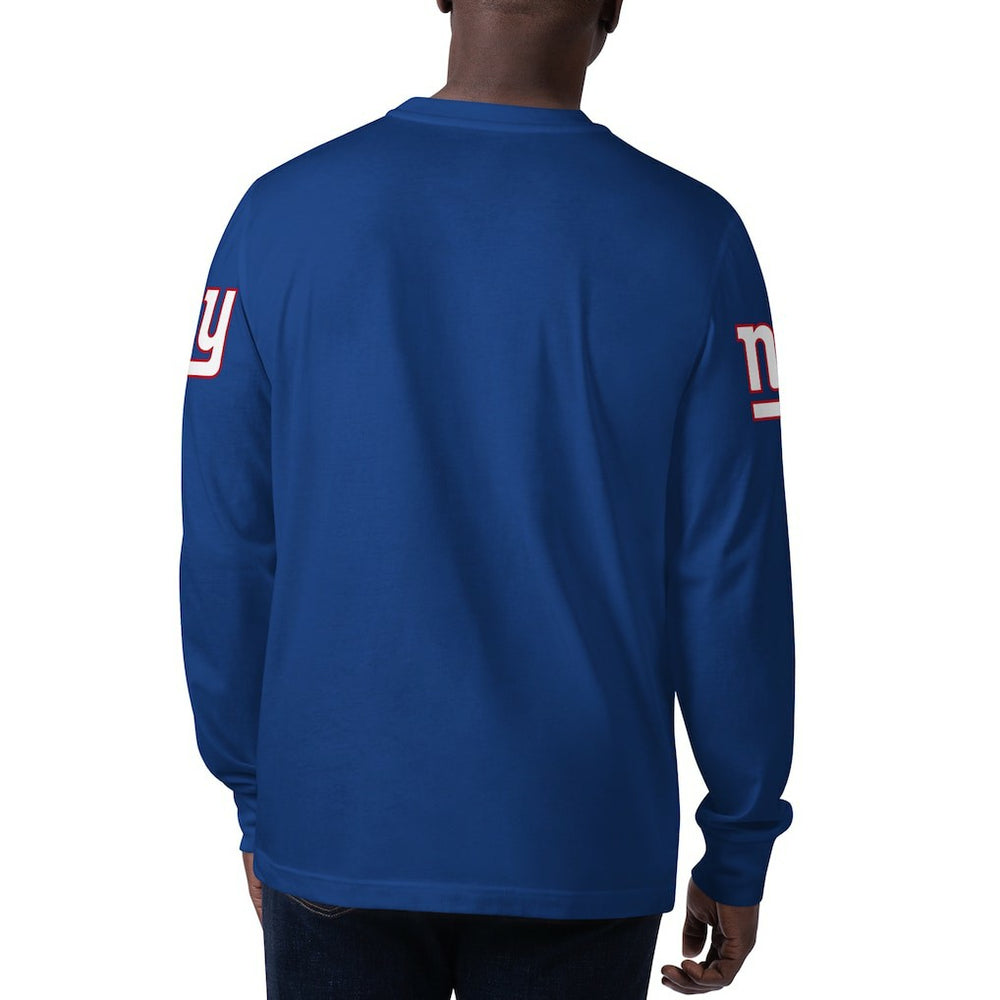 New York Giants  Starter Clutch Hit Long Sleeve T-Shirt