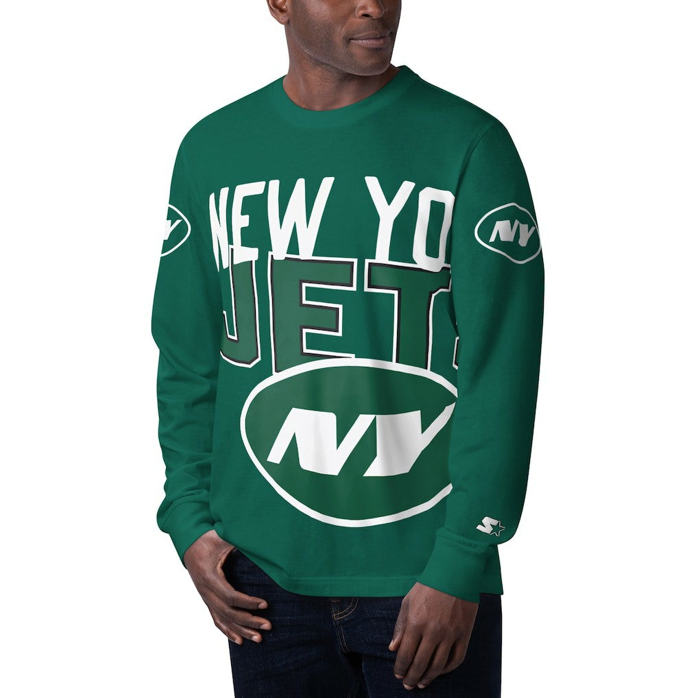 New York Jets  Starter Clutch Hit Long Sleeve T-Shirt