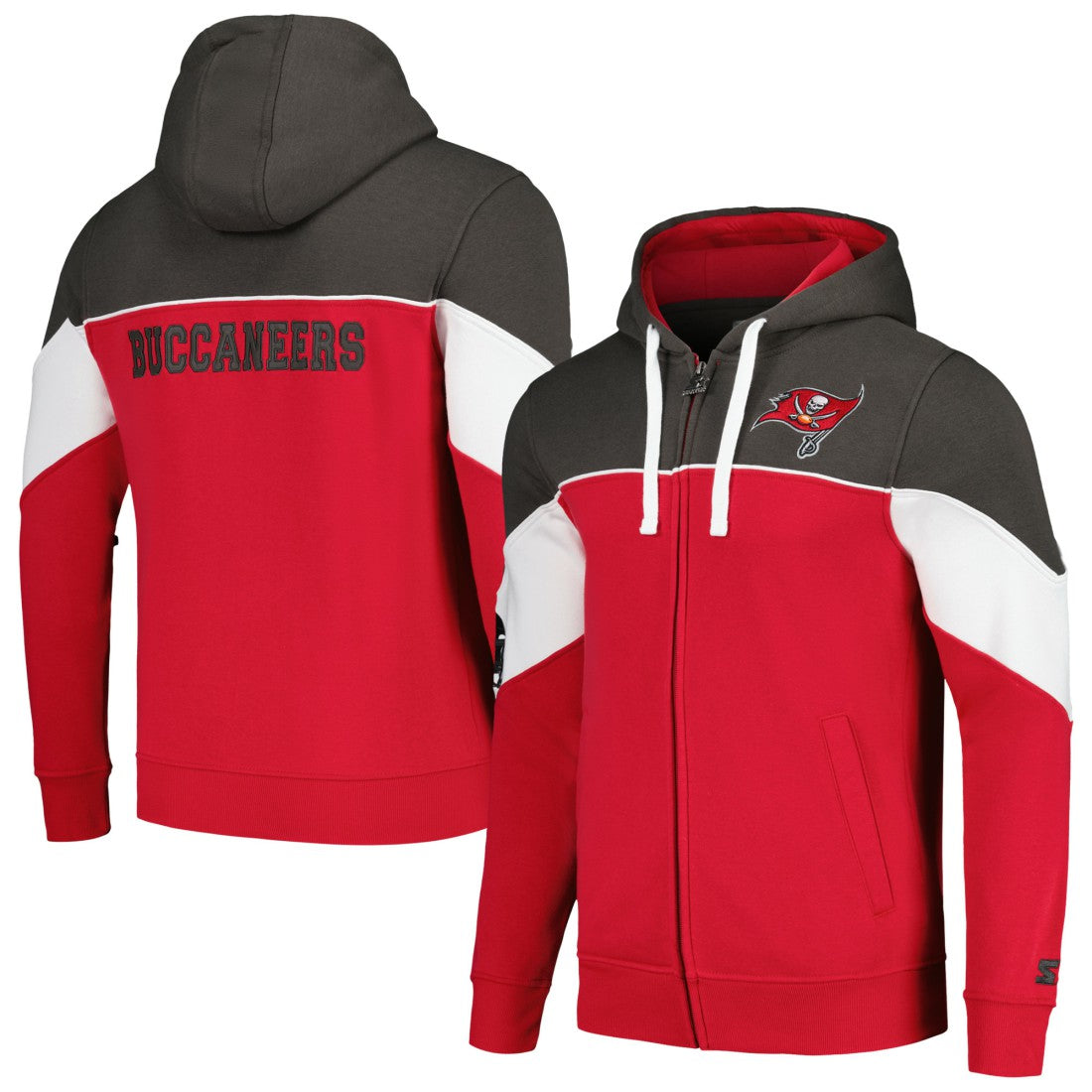 Tampa Bay Buccaneers  Starter Running Back Full-Zip Hoodie
