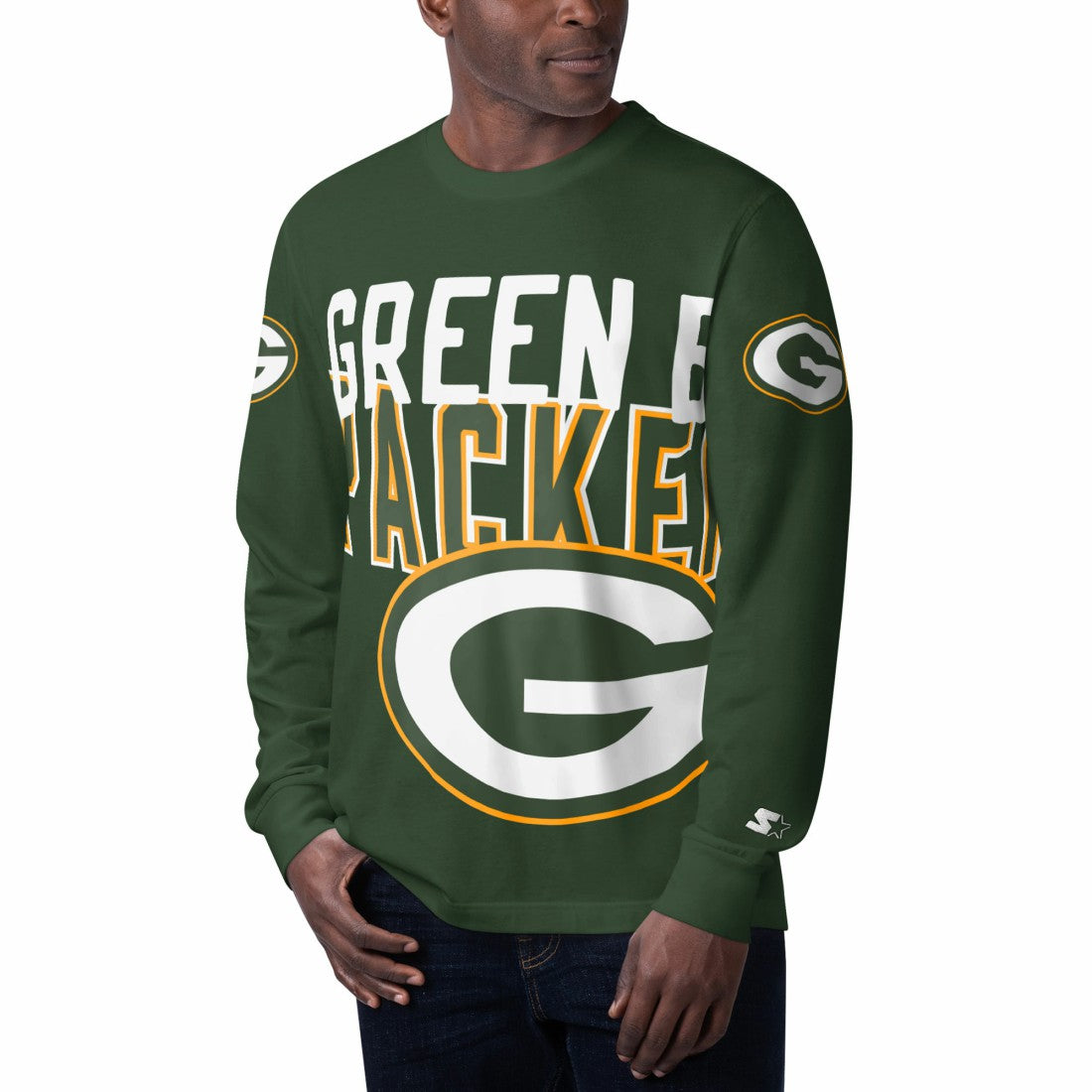 Green Bay Packers  Starter Clutch Hit Long Sleeve T-Shirt