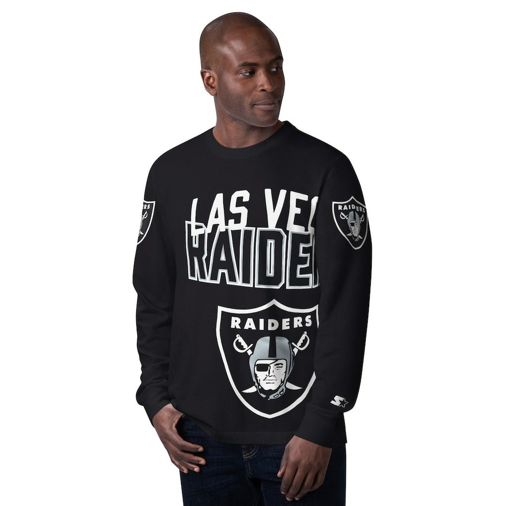 Las Vegas Raiders  Starter Clutch Hit Long Sleeve T-Shirt