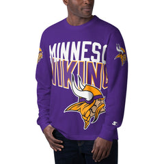 Minnesota Vikings  Starter Clutch Hit Long Sleeve T-Shirt