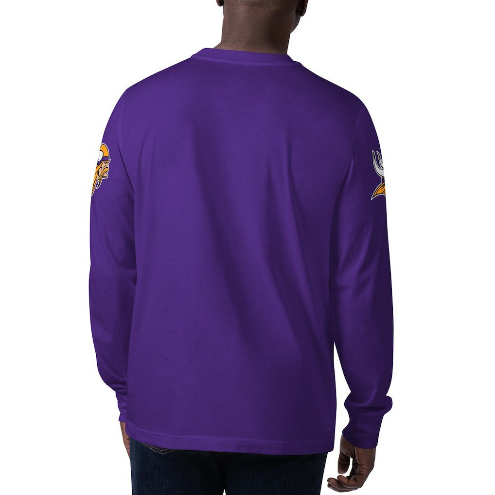 Minnesota Vikings  Starter Clutch Hit Long Sleeve T-Shirt