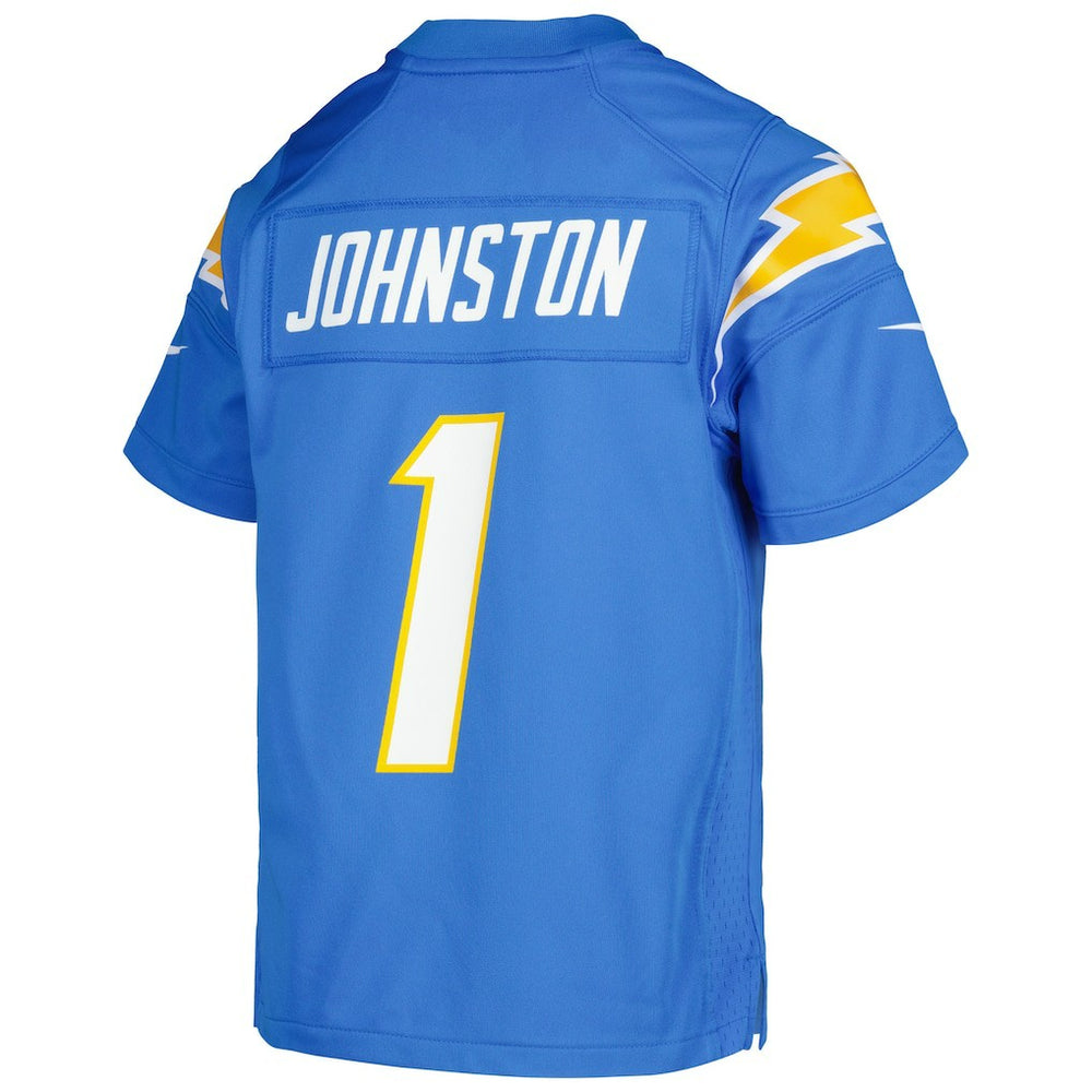 Los Angeles Chargers Nike Quentin Johnston  Youth Game Jersey