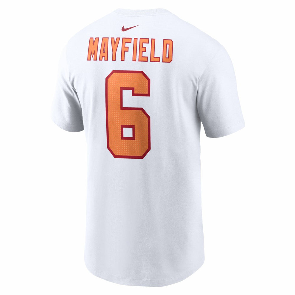 Tampa Bay Buccaneers Nike Baker Mayfield '76  50th Season Name & Number T-Shirt