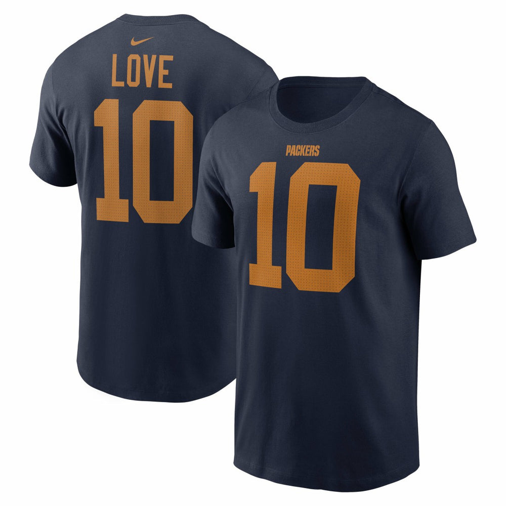 Green Bay Packers Nike Jordan Love  The 1923 Classic Name & Number T-Shirt