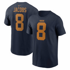 Green Bay Packers Nike Josh Jacobs  Player Name & Number T-Shirt
