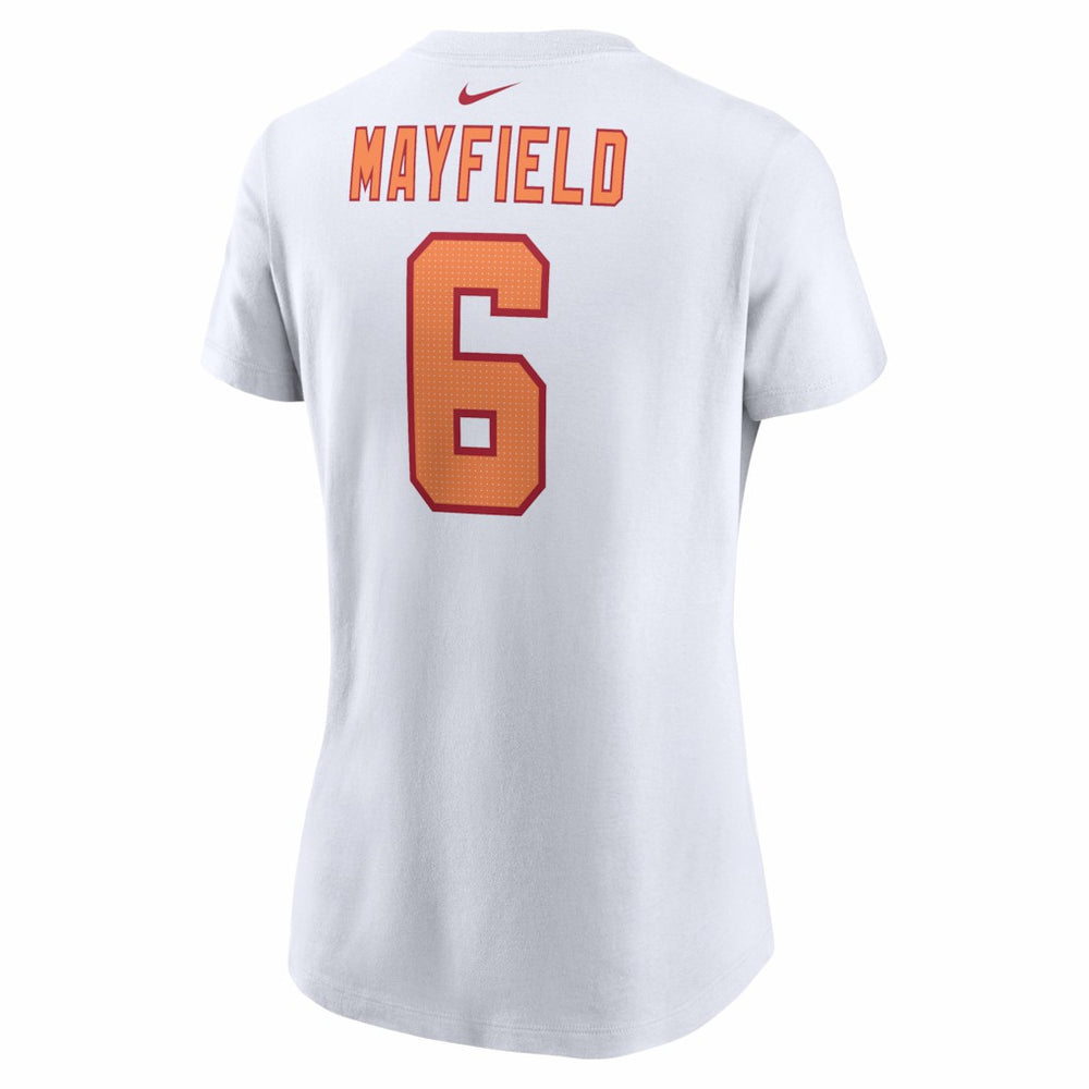 Tampa Bay Buccaneers Nike Baker Mayfield  Women's Name & Number T-Shirt