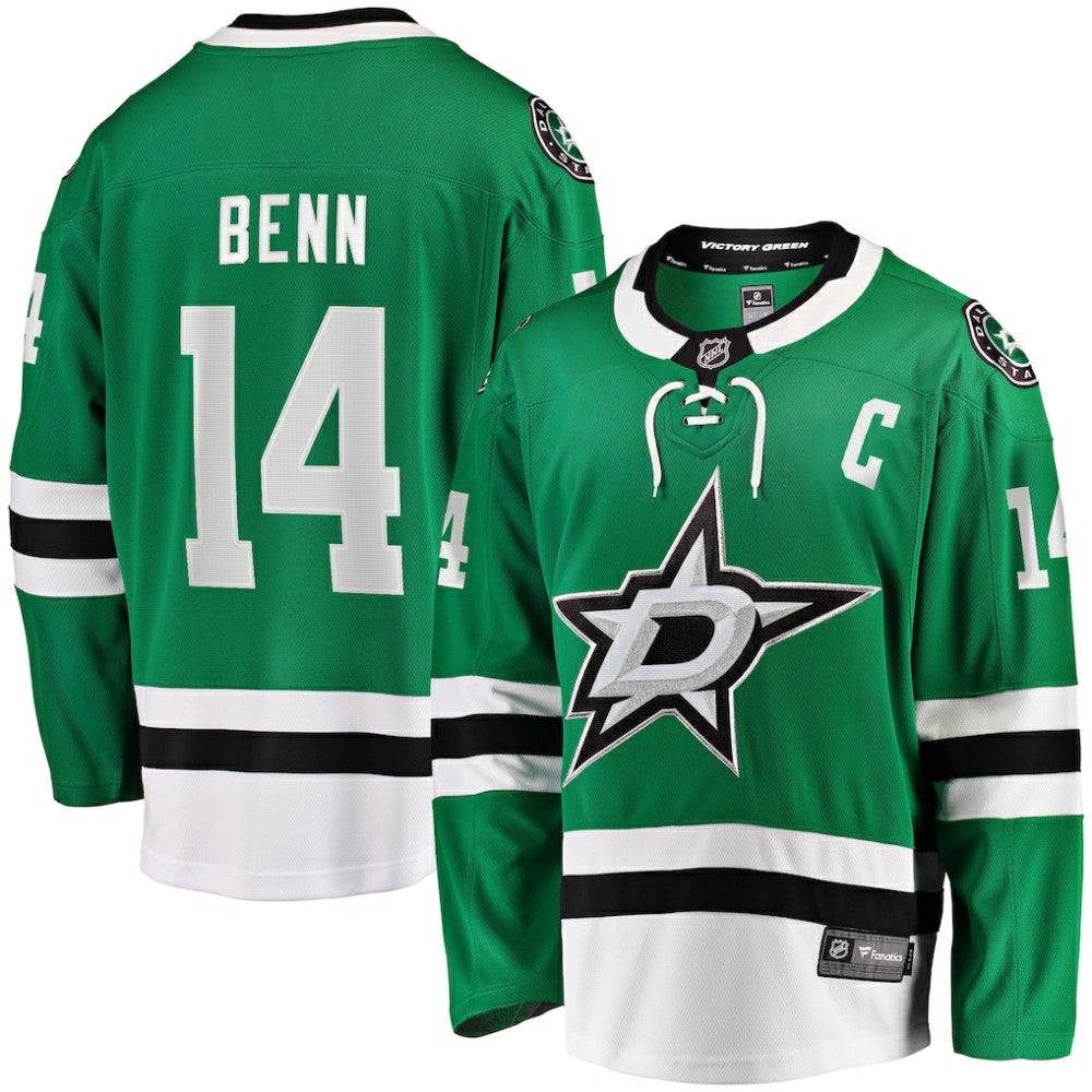 Jamie Benn Dallas Stars Fanatics Captain Patch Home Breakaway Jersey Outlet