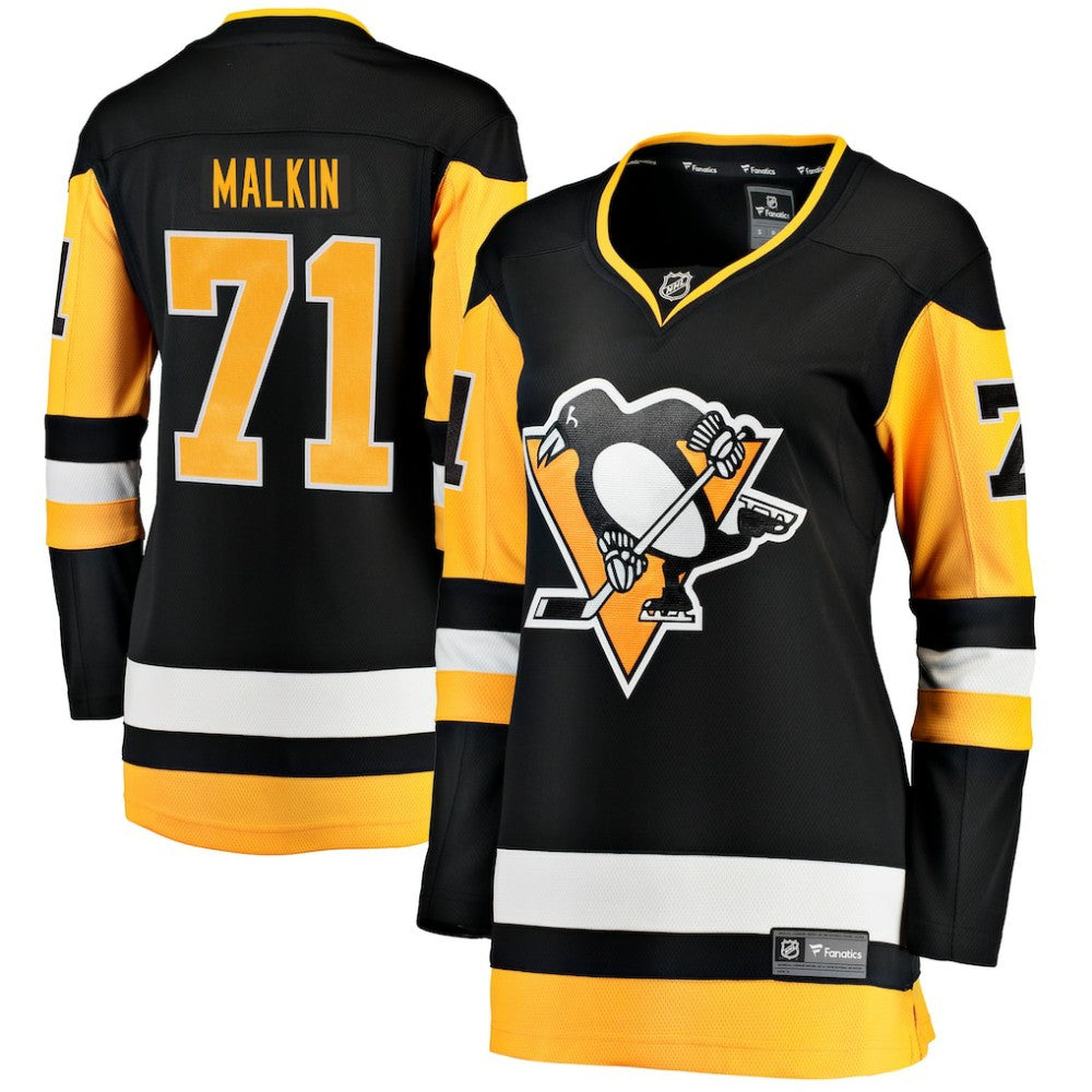 Evgeni Malkin Pittsburgh Penguins Fanatics Women's Home Breakaway Player Jersey Outlet