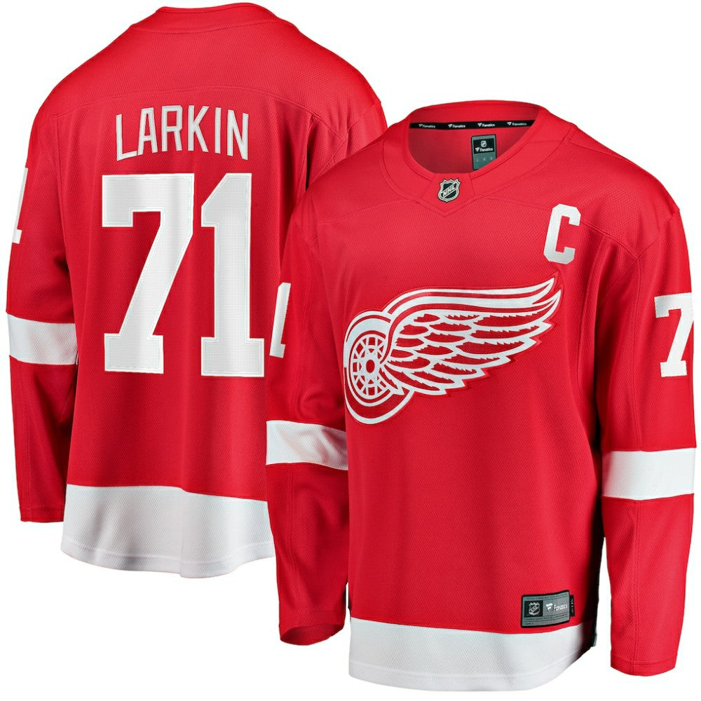 Dylan Larkin Detroit Red Wings Fanatics Branded Captain Home Breakaway Jersey Outlet