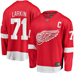 Dylan Larkin Detroit Red Wings Fanatics Branded Captain Home Breakaway Jersey Outlet