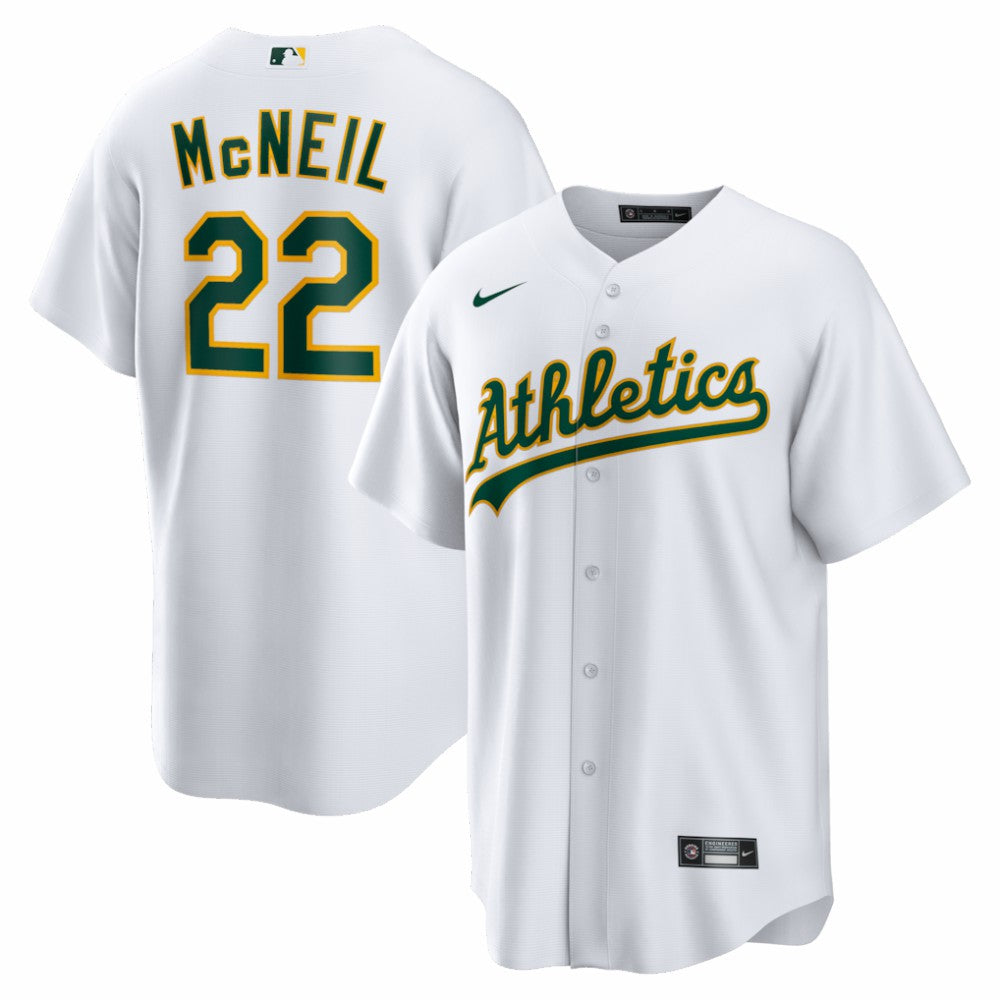 Jeff McNeil Athletics Nike Home Replica Jersey | MLB Online