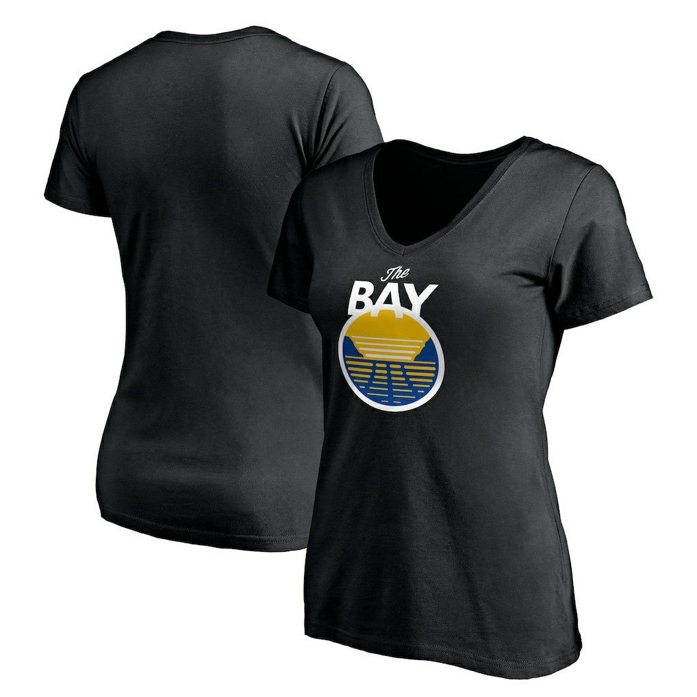 Golden State Warriors Women's Primary Logo V-Neck T-Shirt sale Outlet