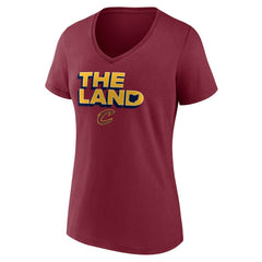 Cleveland Cavaliers Women's Hometown Collection The Land V-Neck T-Shirt sale Discount