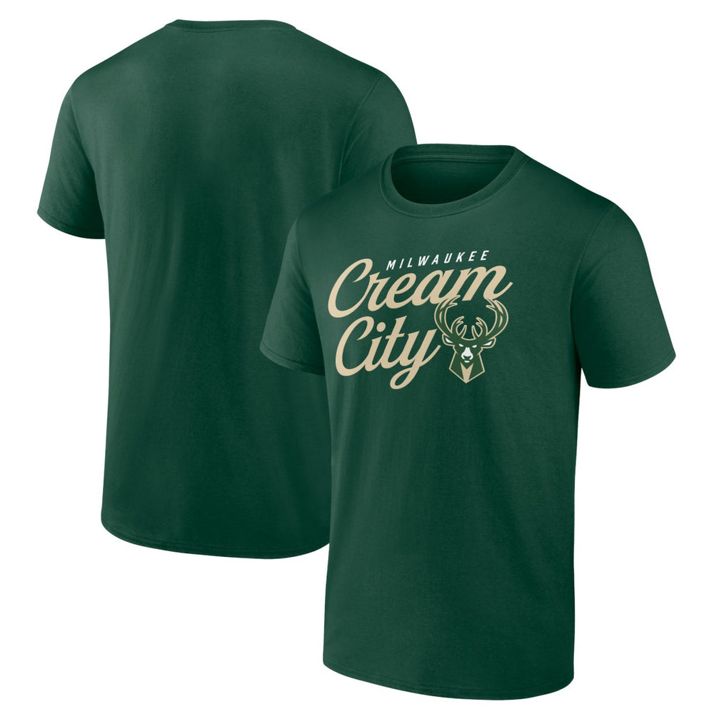 Milwaukee Bucks Hometown Collection Cream City T-Shirt New