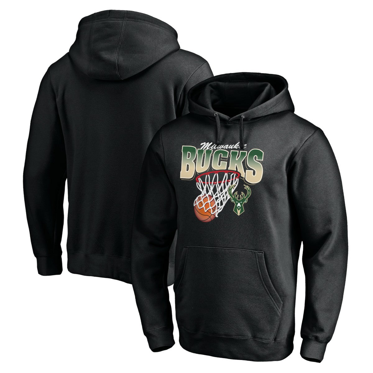 Milwaukee Bucks Balanced Floor Pullover Hoodie Online