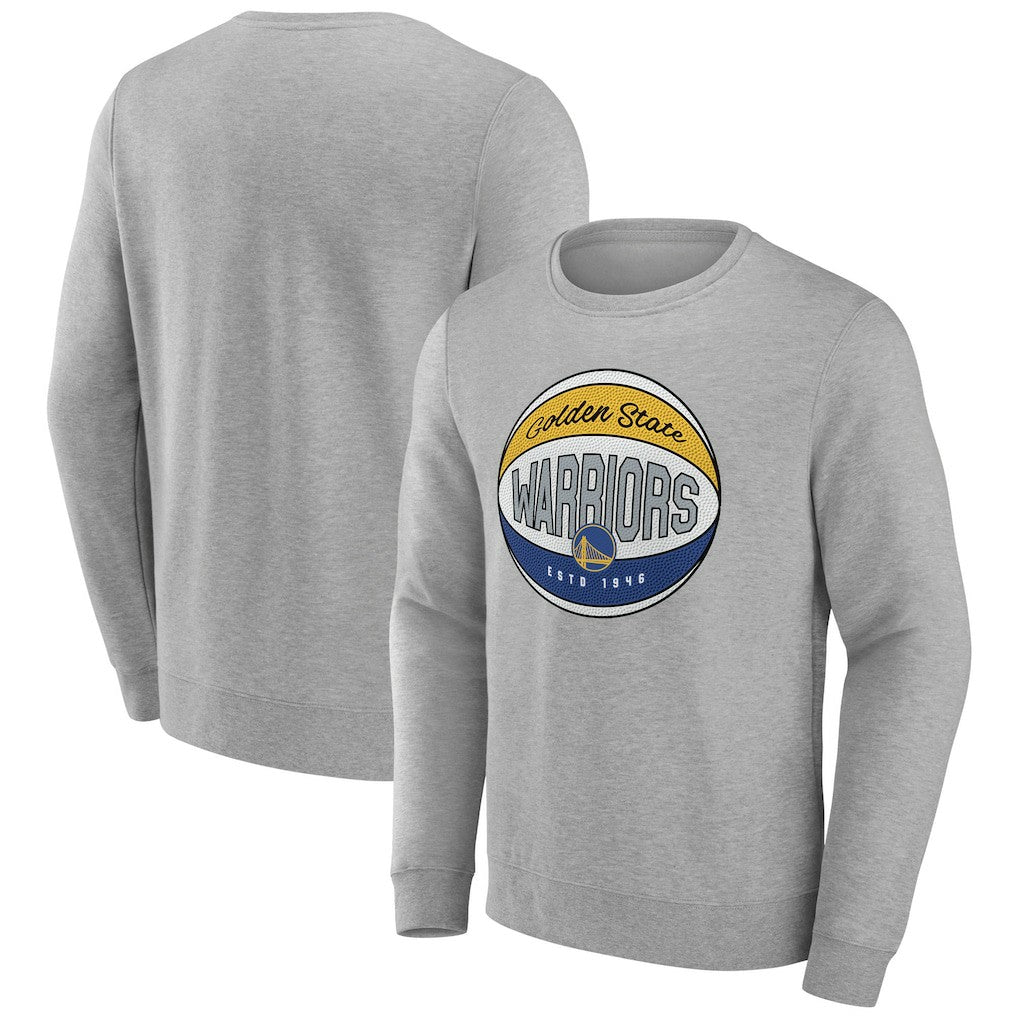 Golden State Warriors Hard Color Pullover Sweatshirt sale New