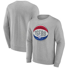 Philadelphia 76ers Hard Color Pullover Sweatshirt On Sale
