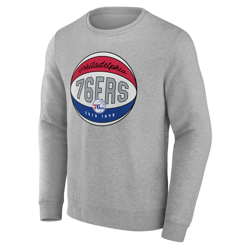 Philadelphia 76ers Hard Color Pullover Sweatshirt On Sale