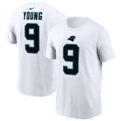 Carolina Panthers Nike Bryce Young  Player Name & Number T-Shirt