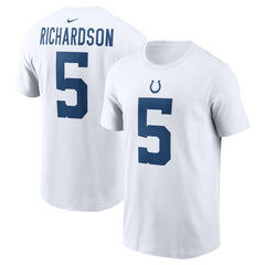 Indianapolis Colts Nike Anthony Richardson  Player Name & Number T-Shirt