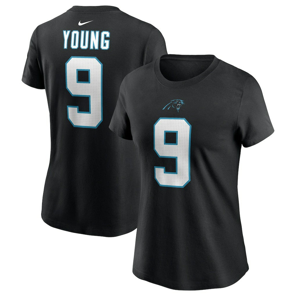 Carolina Panthers Nike Bryce Young  Women's Player Name & Number T-Shirt