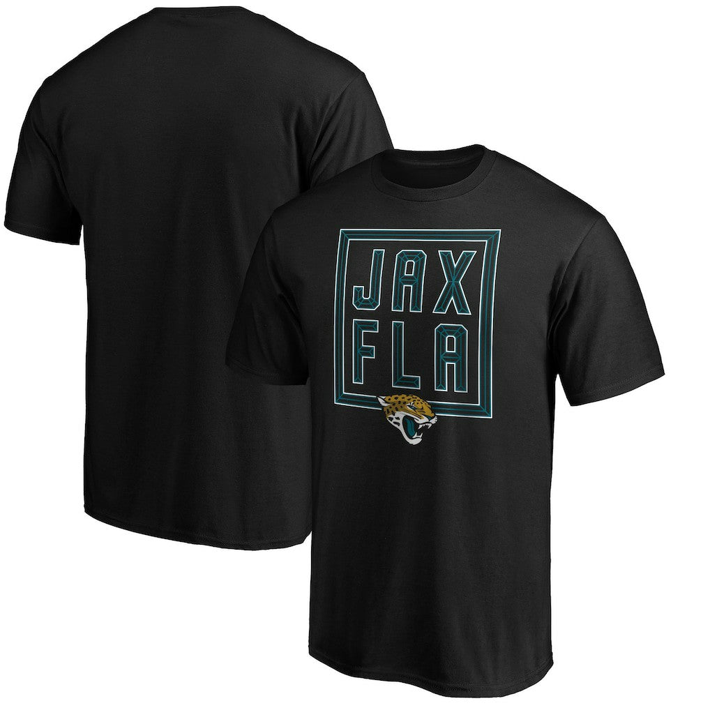 Jacksonville Jaguars  Hometown Collection Initial Outline T-Shirt