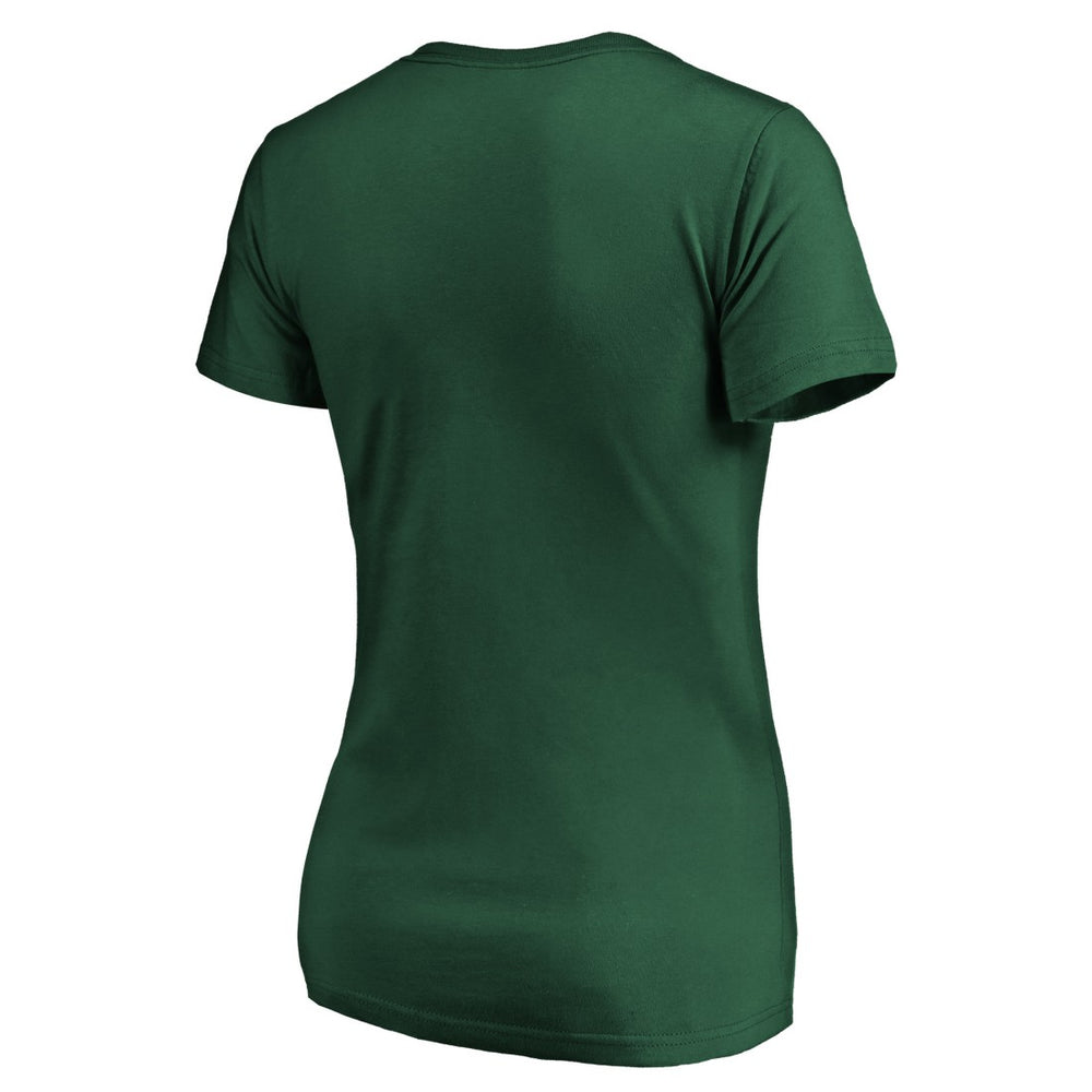 Green Bay Packers  Women's Script V-Neck T-Shirt
