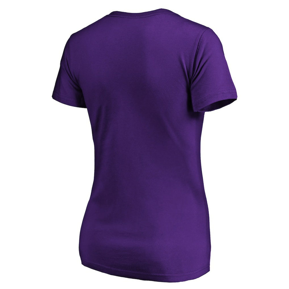 Minnesota Vikings  Women's Script V-Neck T-Shirt