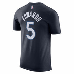 Anthony Edwards Minnesota Timberwolves Icon 2022/23 Name & Number T-Shirt New