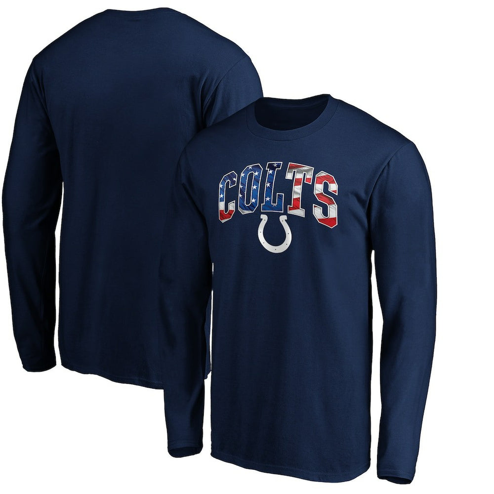 Indianapolis Colts  Banner Wave Long Sleeve T-Shirt