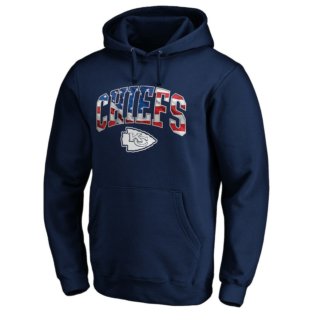 Kansas City Chiefs  Banner Wave Pullover Hoodie