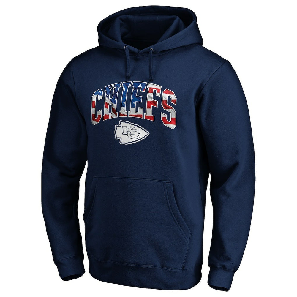Kansas City Chiefs  Banner Wave Pullover Hoodie