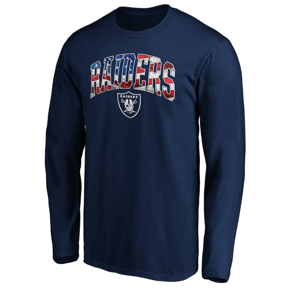 Las Vegas Raiders  Banner Wave Long Sleeve T-Shirt