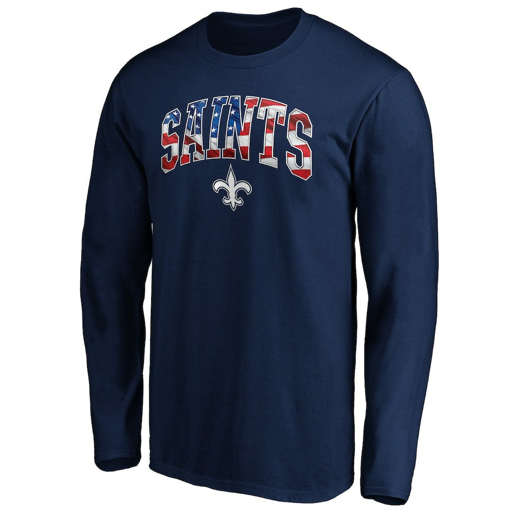New Orleans Saints  Banner Wave Long Sleeve T-Shirt