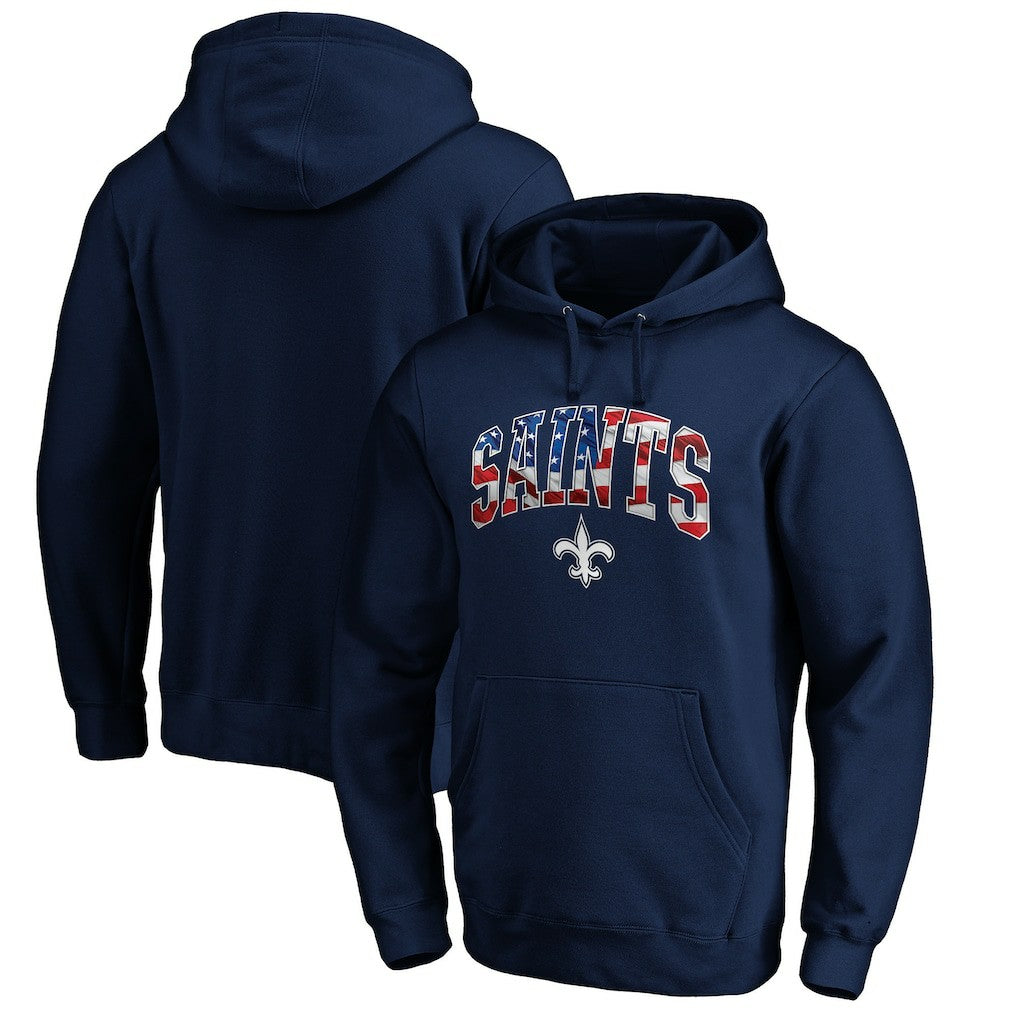 New Orleans Saints  Banner Wave Pullover Hoodie