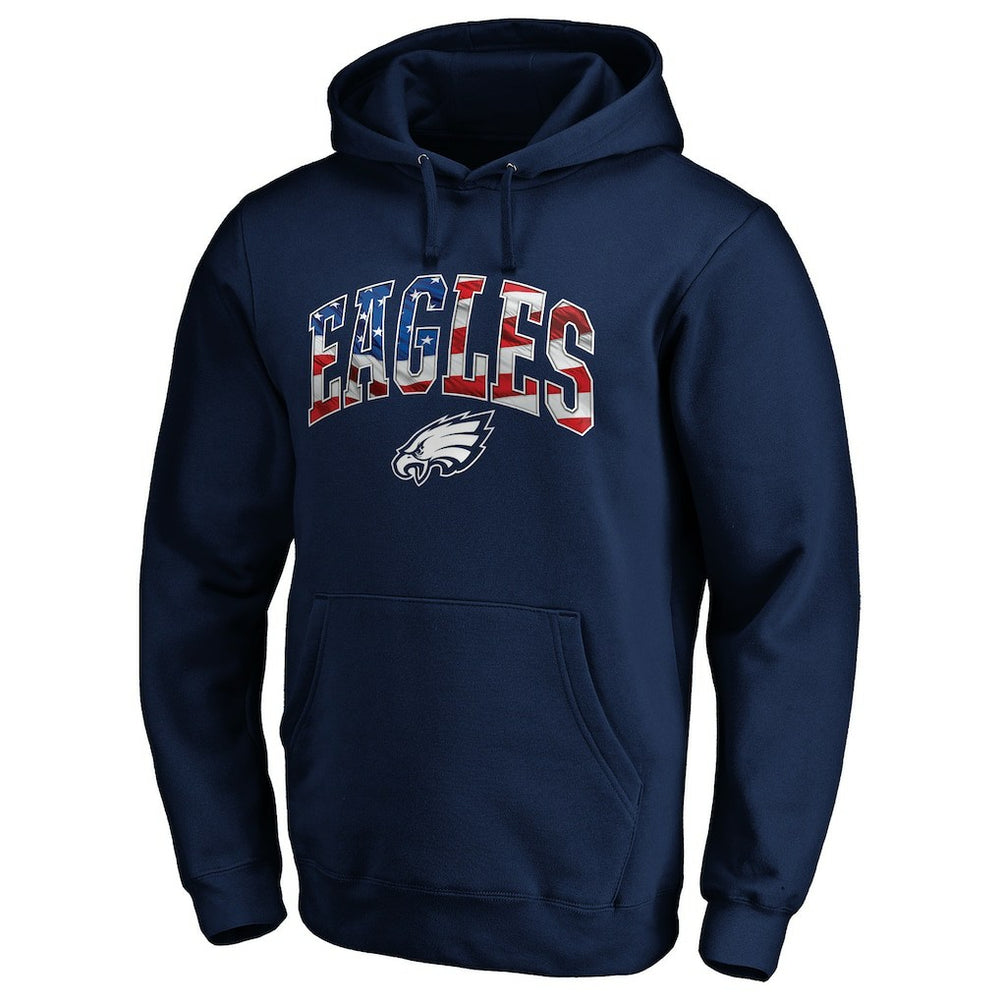 Philadelphia Eagles  Banner Wave Pullover Hoodie