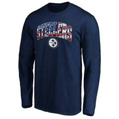 Pittsburgh Steelers  Banner Wave Long Sleeve T-Shirt