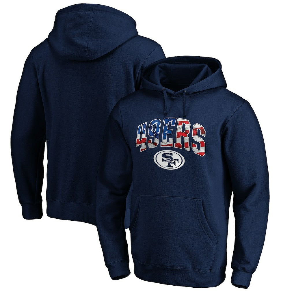 San Francisco 49ers  Banner Wave Pullover Hoodie